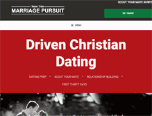 Tablet Screenshot of marriagepursuit.com